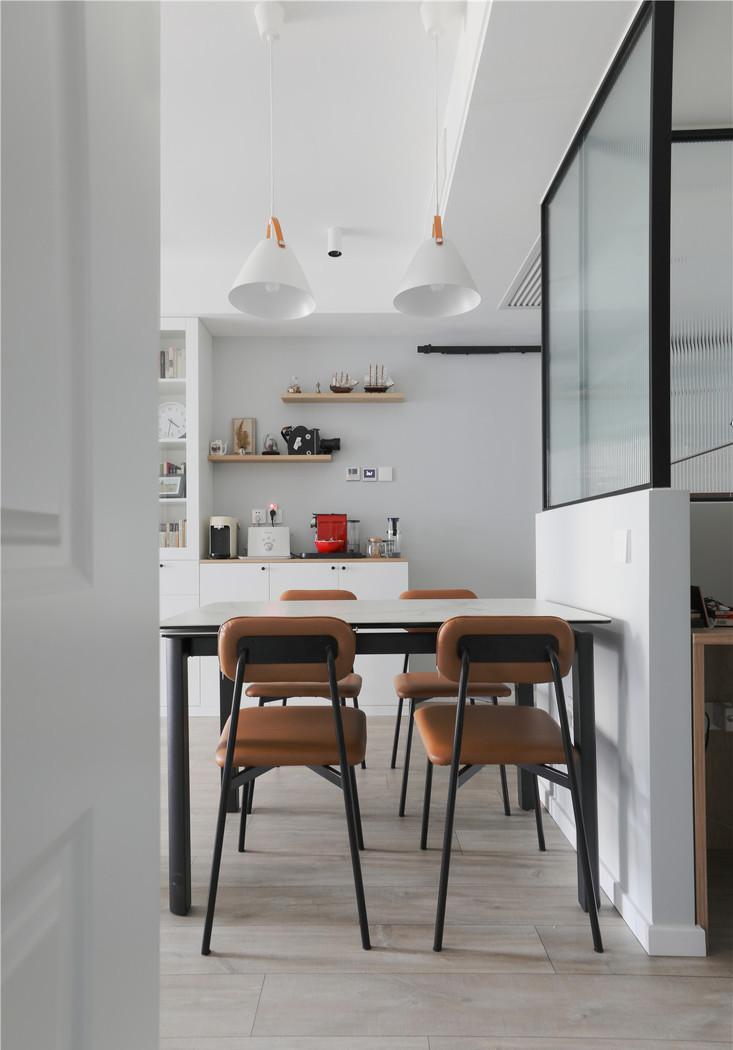 北京 80㎡独居空间,北欧风++ 定制柜打造舒适生活-24