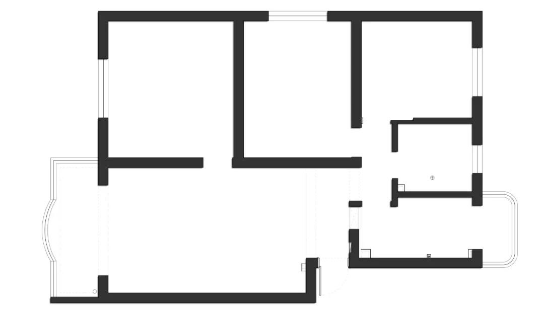 88 平旧房改造,动静分离的现代简约家居-20