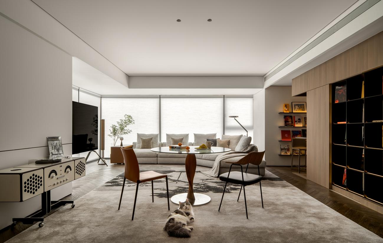 黑胶,乐高与猫之家丨中国上海丨KWSD境物设计-40