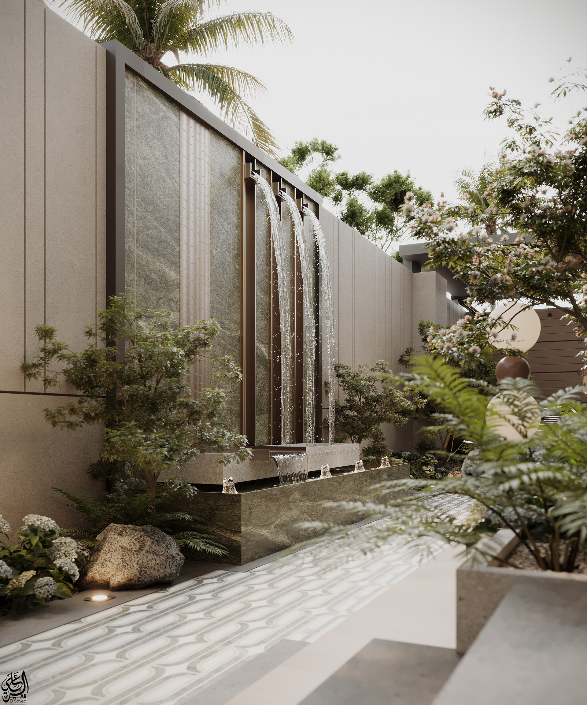 别墅花园景观丨Saudi Arabia-8