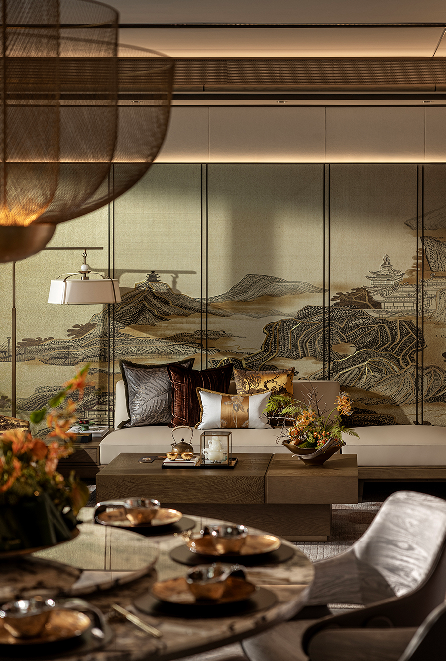 重庆电建西永泷悦长安合院别墅豪宅丨中国重庆丨深圳市盘石室内设计有限公司-10