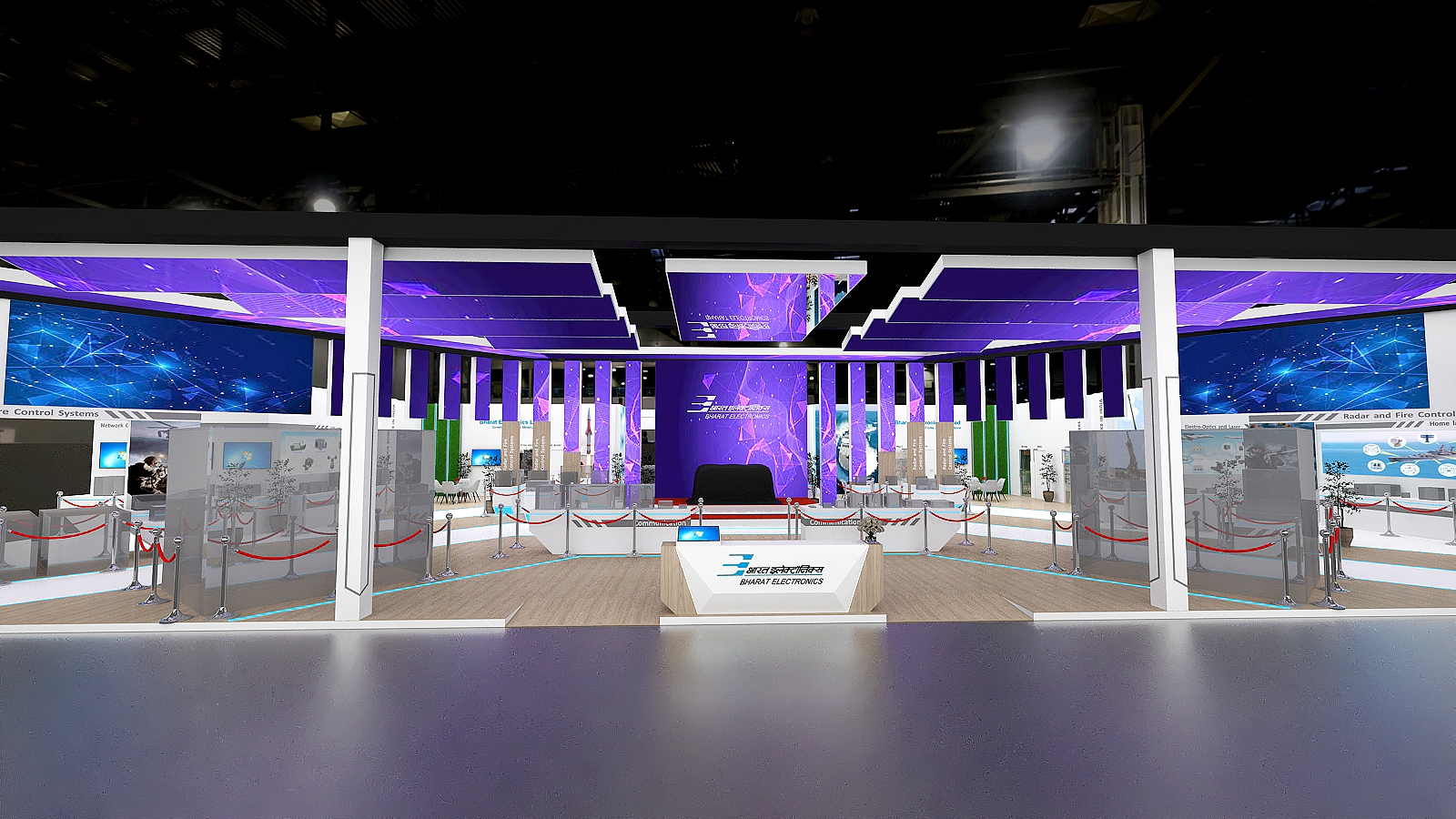 Concept design for BEL for Aero india 2023-5