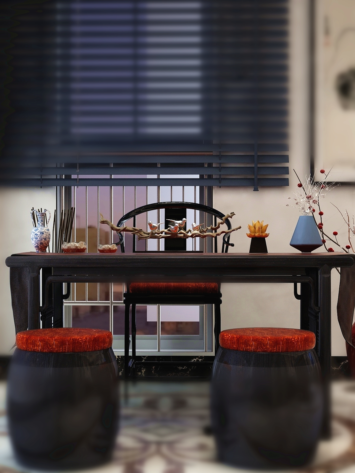 翠湖绿洲新中式空间-3