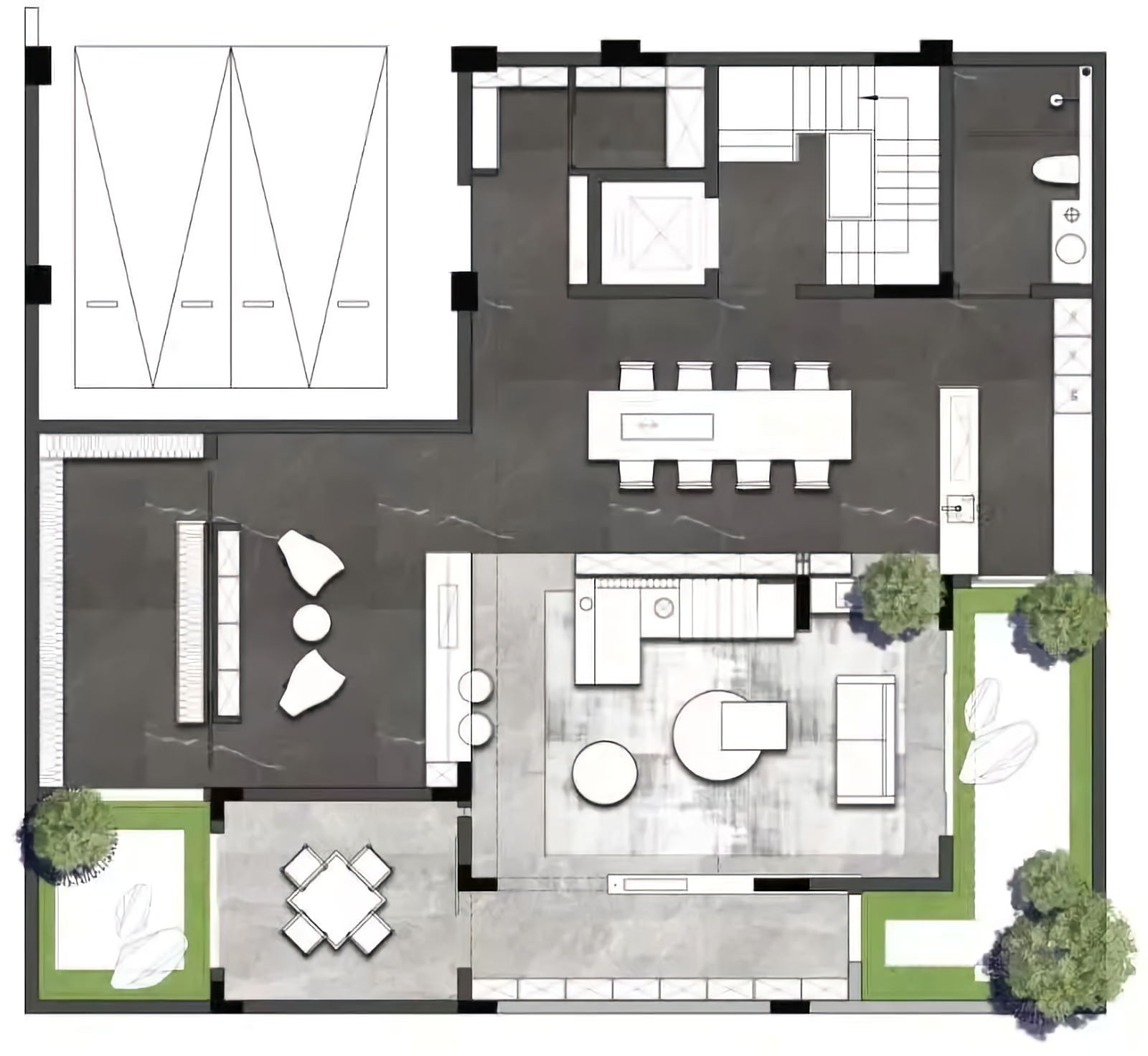 重庆阳光城合院 220 户型样板间丨中国重庆丨近境制作-49