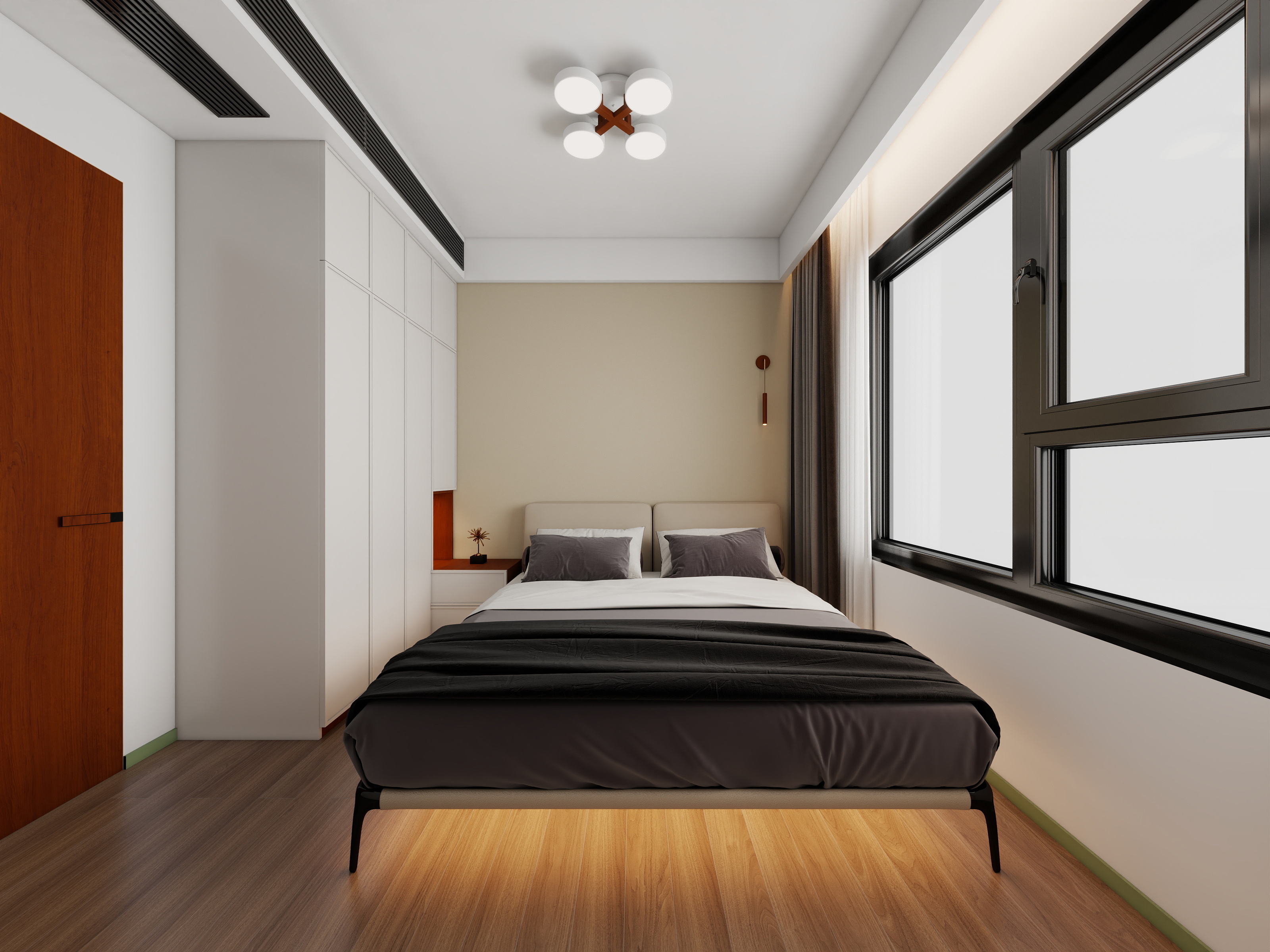 四川成都金域华府（100平方中古风三居室）-40