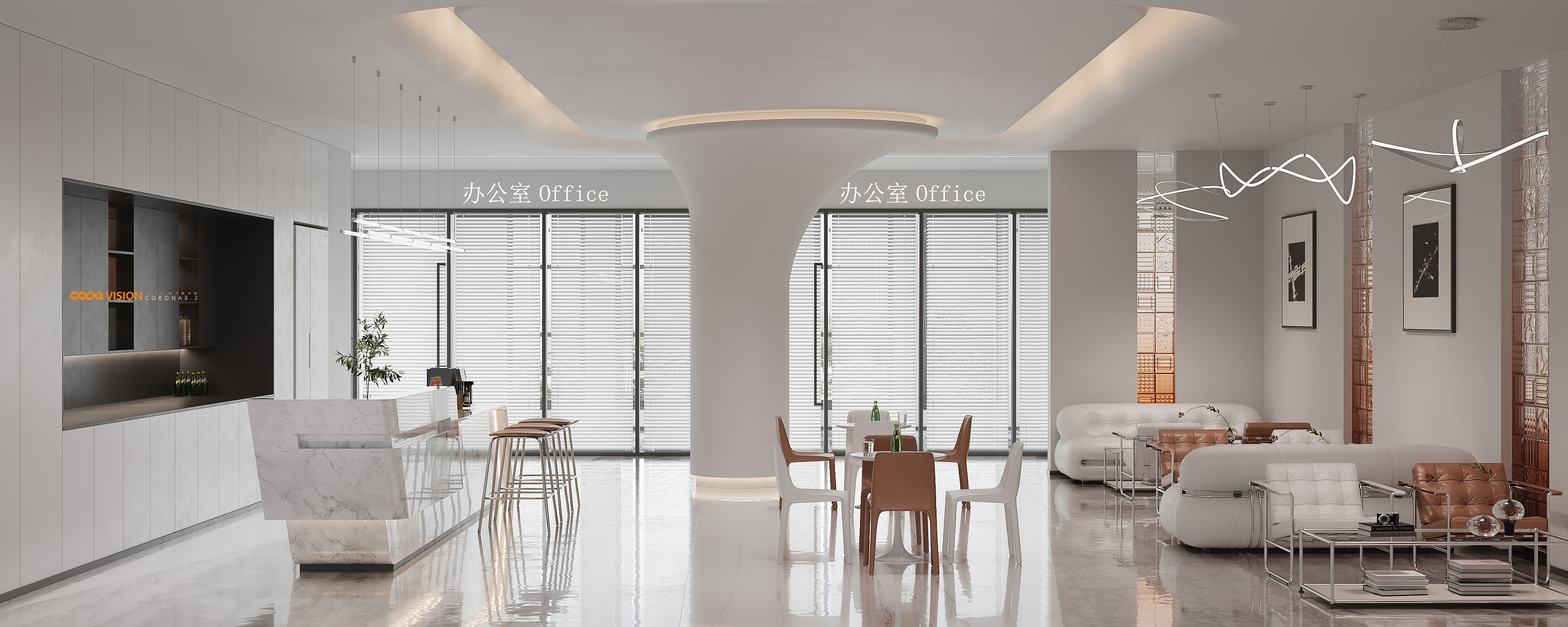 2022 年中下旬工装效果图表现作品丨靠背视觉-37