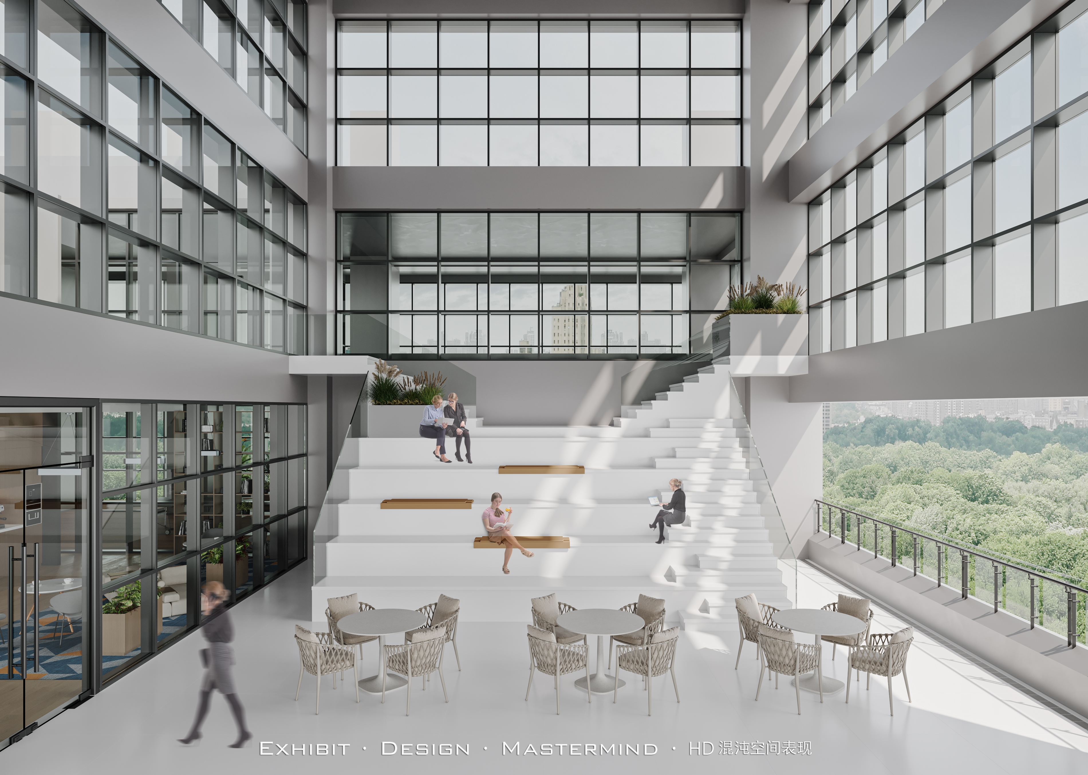 现代  工装 办公空间  X 混沌空间表现-2