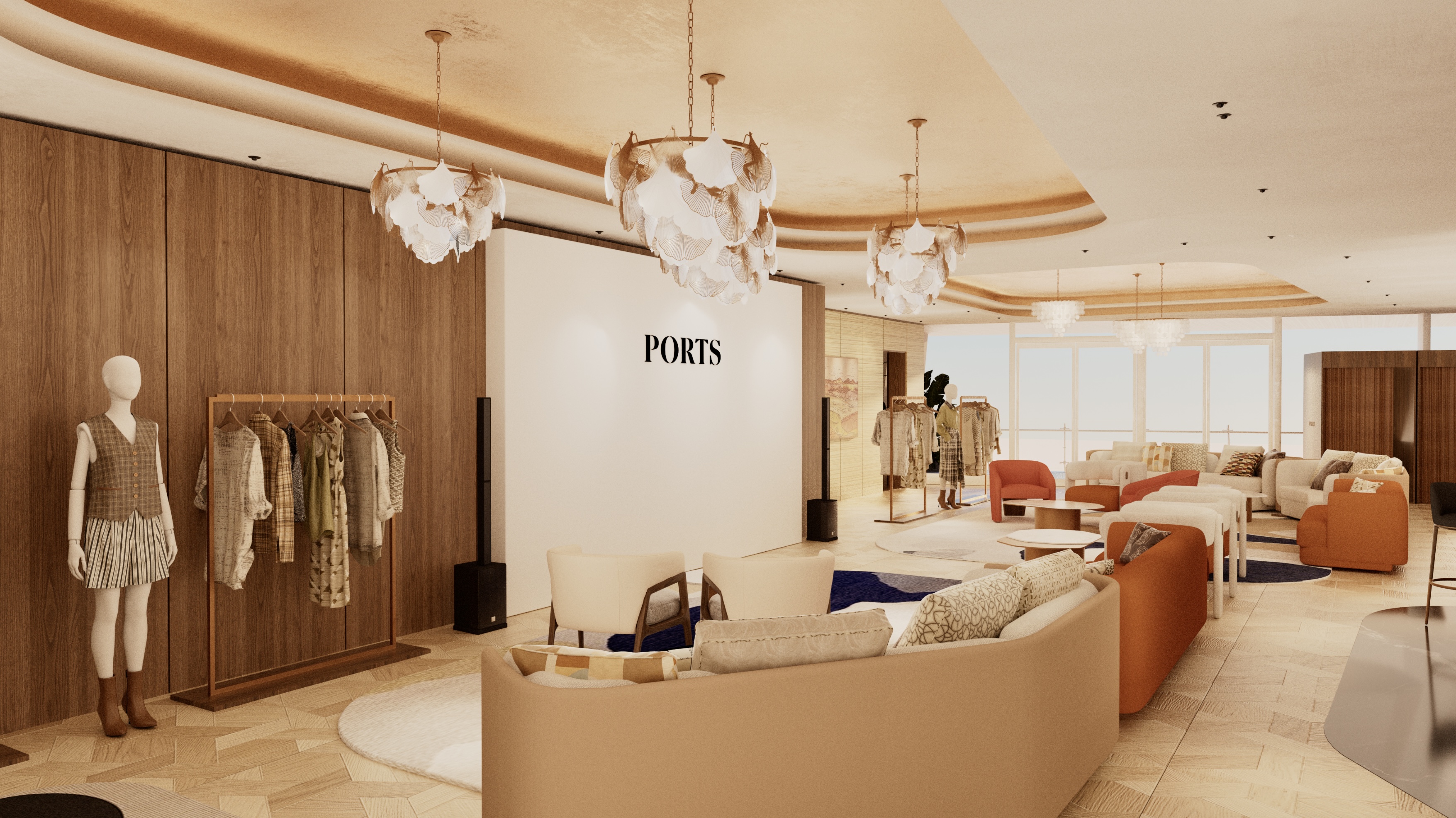 宝姿PORTS VIP预览 活动空间设计-3