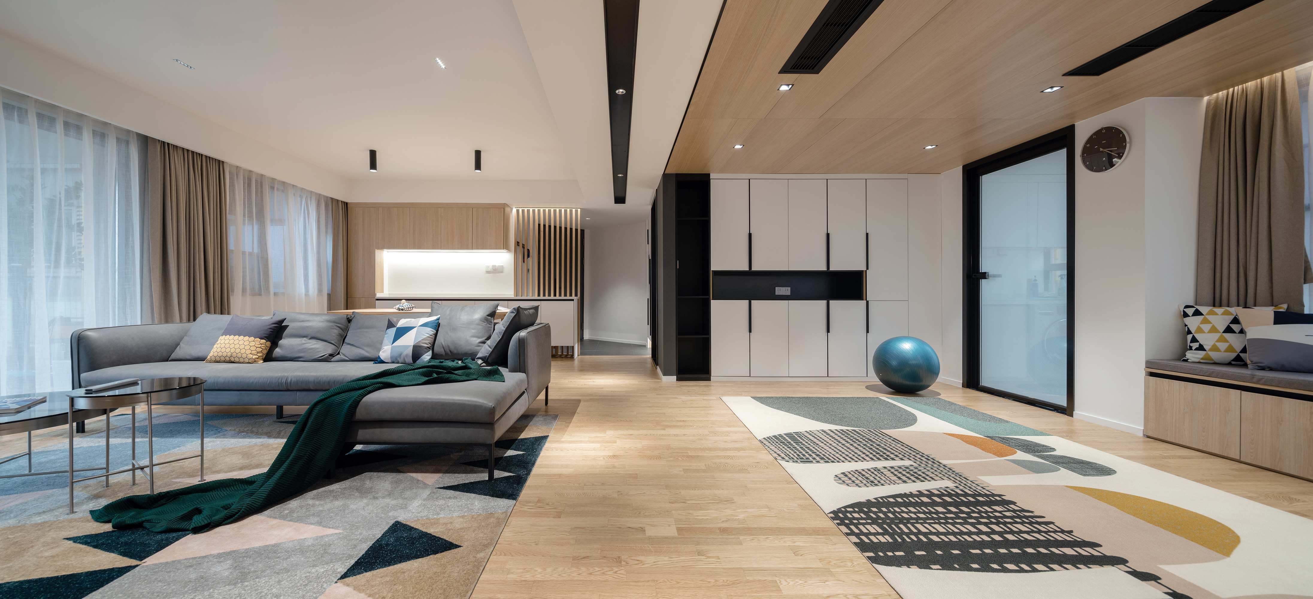 深圳 130㎡三房改豪宅，空间利用极致，生活场景定义设计-5