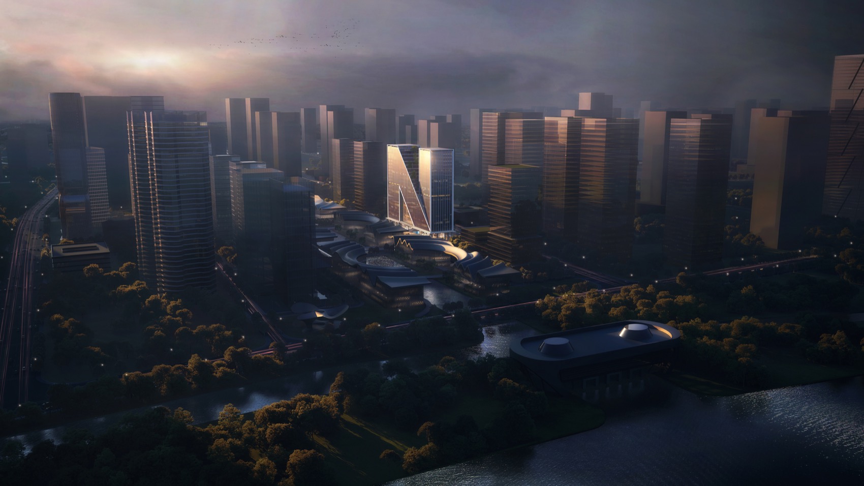 The Big N · 东南网架全球创新中心丨中国杭州丨零壹城市建筑事务所,浙江大学建筑设计研究院-3