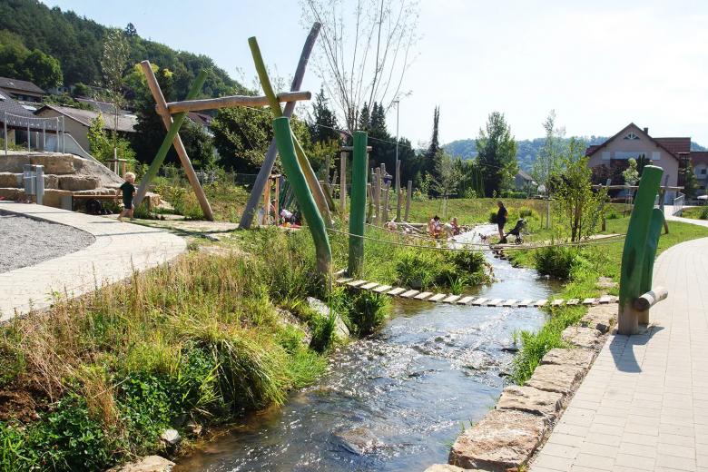 Wiederkehr Landschaftsarchitekten丨Naturnahe Umgestaltung Mauchenbach und neue Ortsmitte丨德国-3
