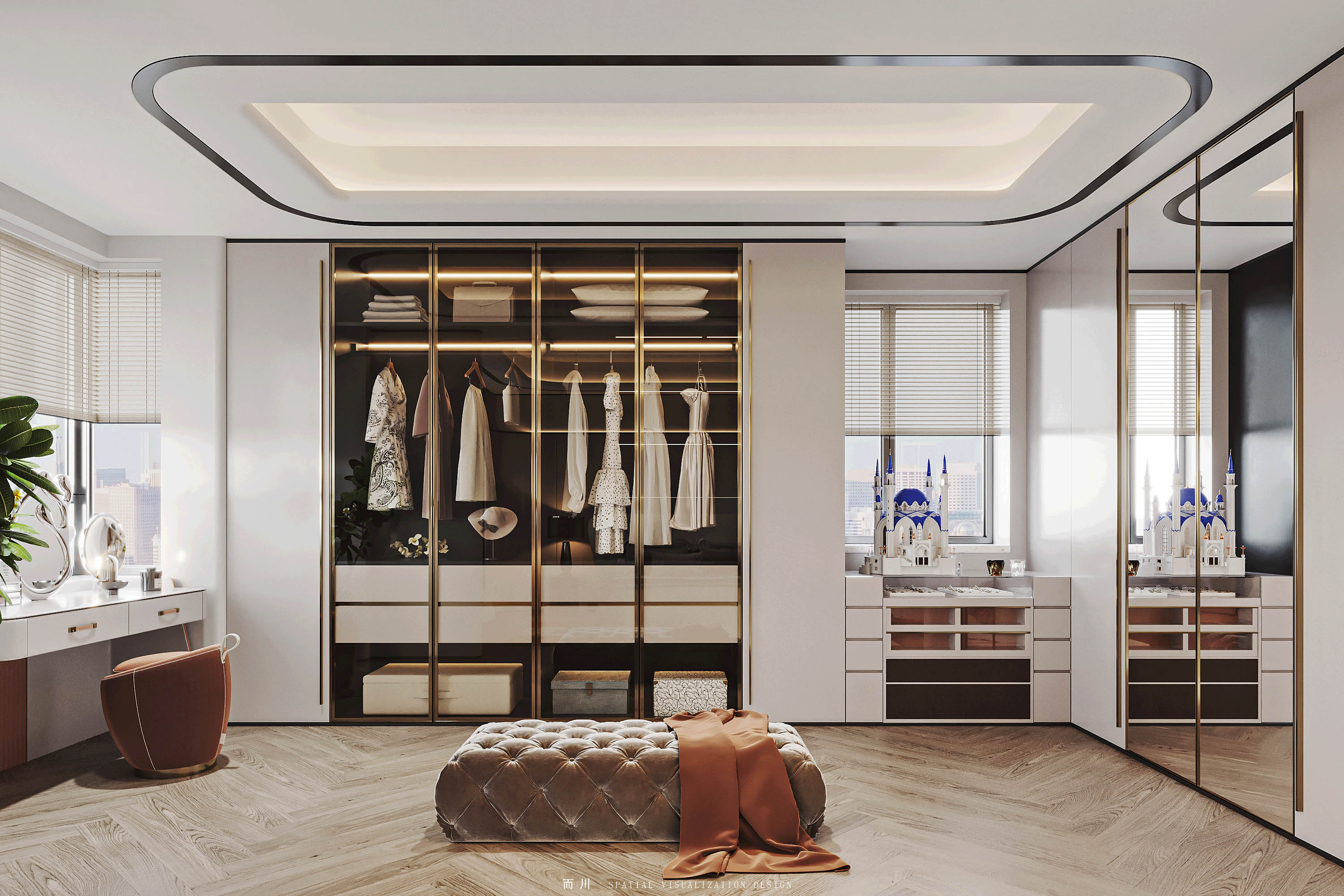 现代轻奢丨魔方空间设计-29