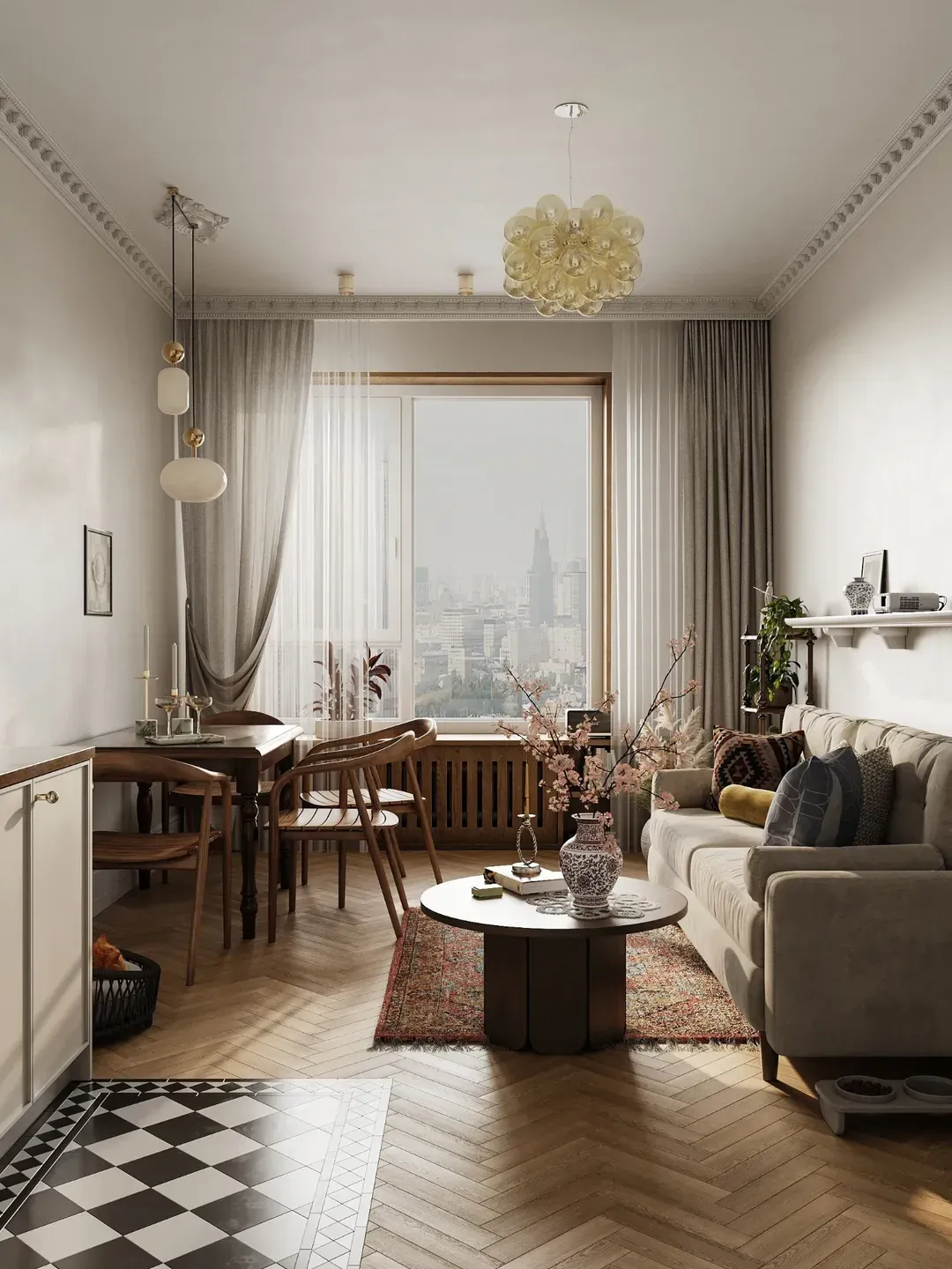 48㎡女生公寓设计丨Alimur design-4