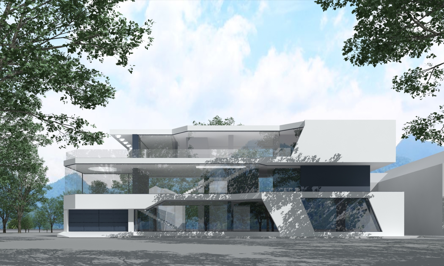 前卫别墅设计，狮子座建房设计-2