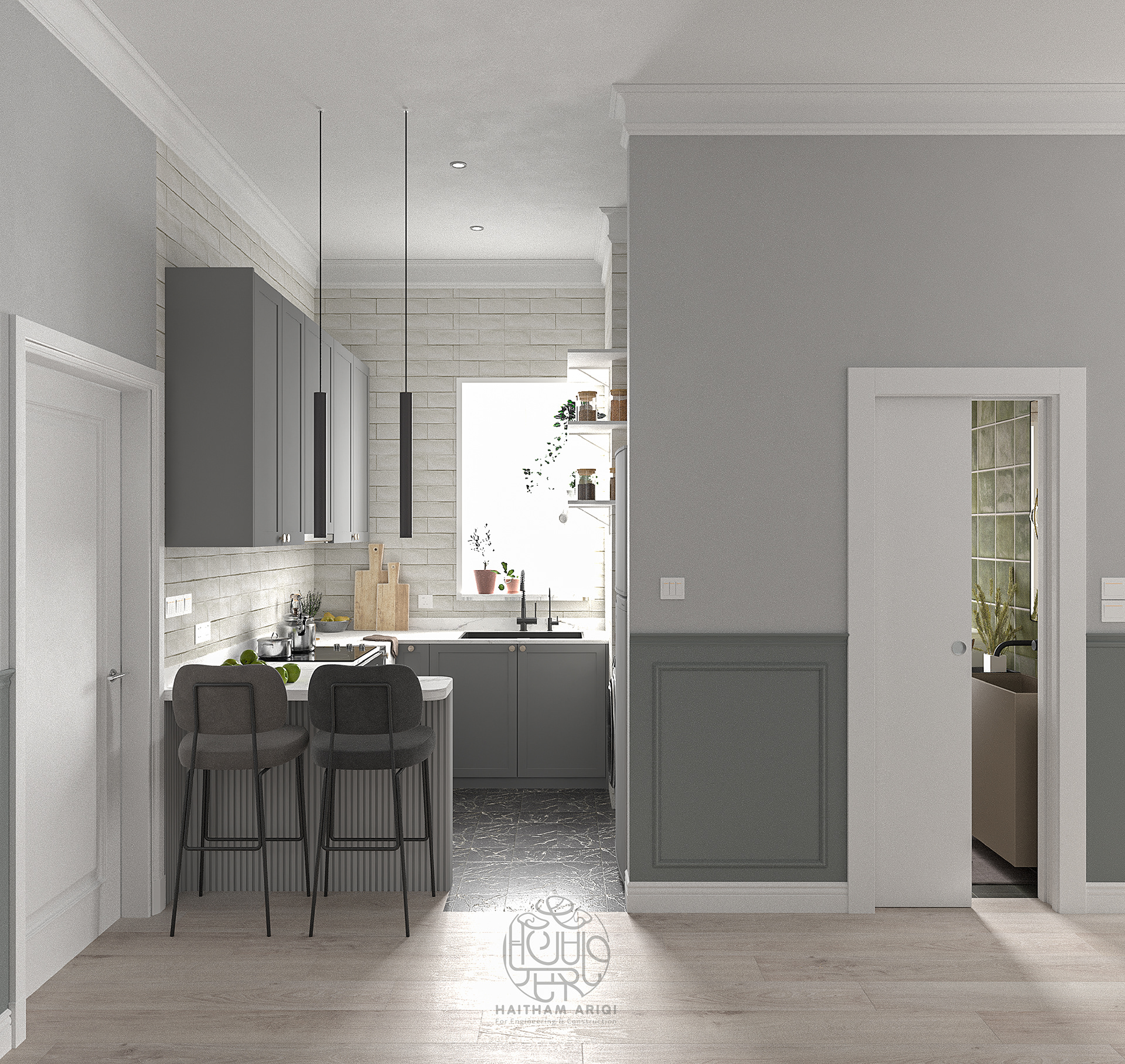 简约风格公寓丨也门萨那丨Haitham Ariqi-6