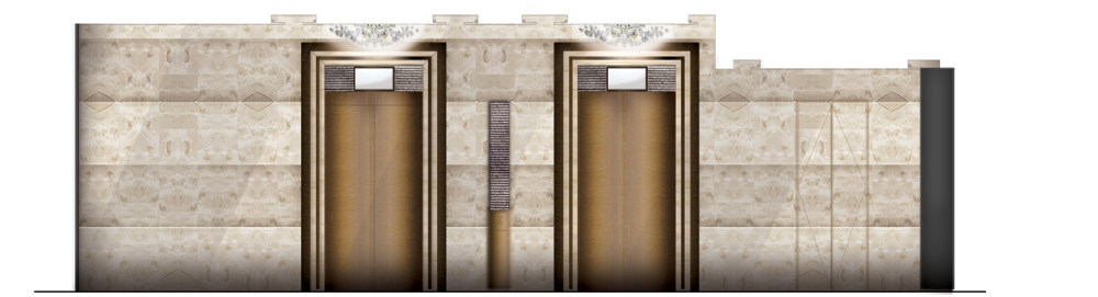 纽约时尚公寓的彩色立面设计-1