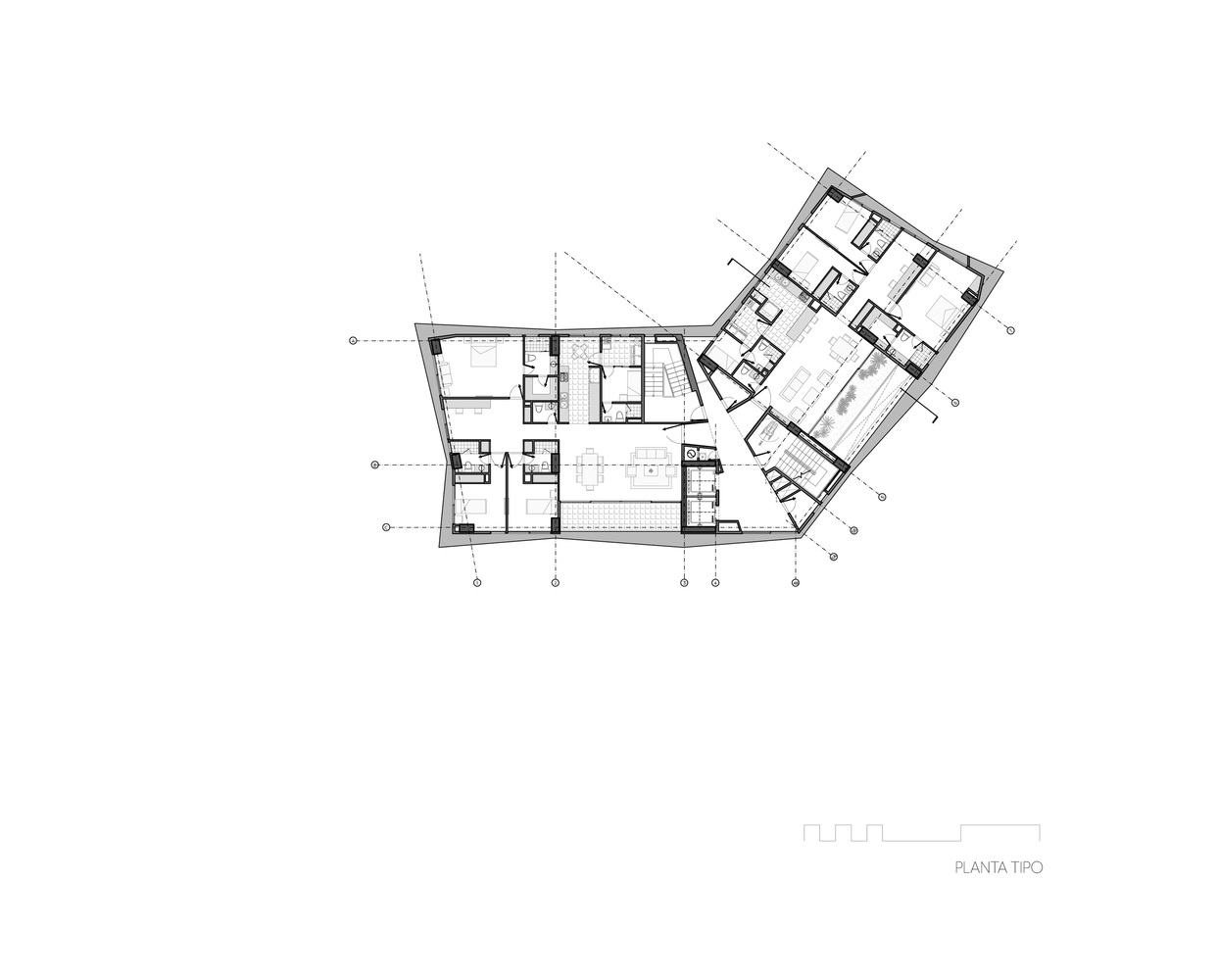 哥伦比亚 Zebrano 公寓楼丨Plan b arquitectos,M+Group-73