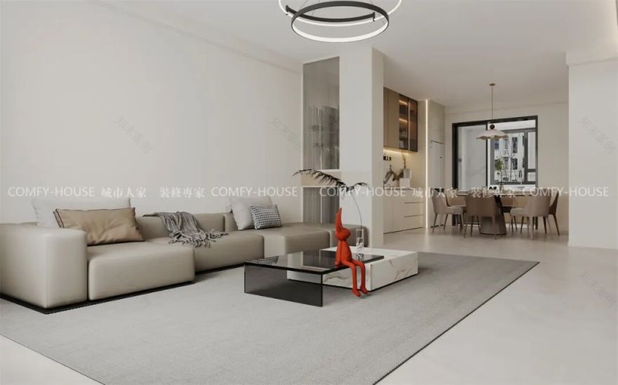 【丁家嵘汇】168㎡丨留白的艺术:把家变成会呼吸的简约空间-33