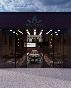 Benim Kasabım Burger Store design