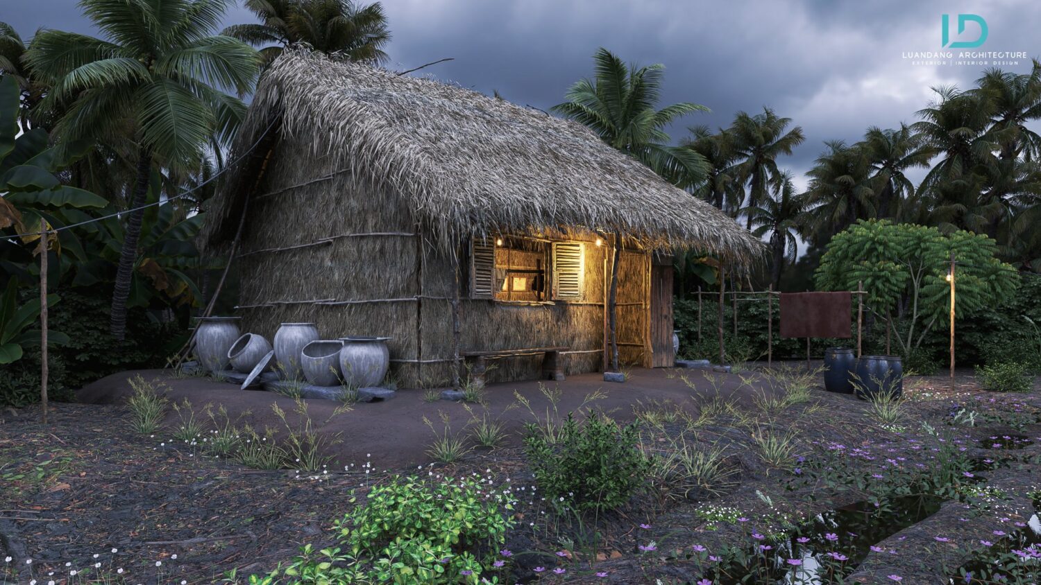 草图大师房屋场景模型-6