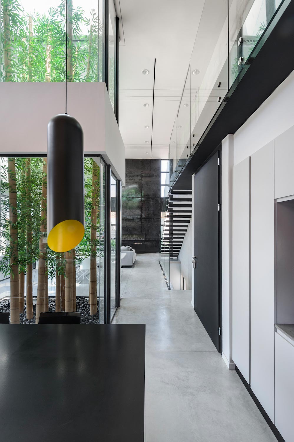 A mix of opposing colors that create contrast and drama among the volumes by Hila and Dan Israelevitz   CAANdesign  Architecture and home design blog-25