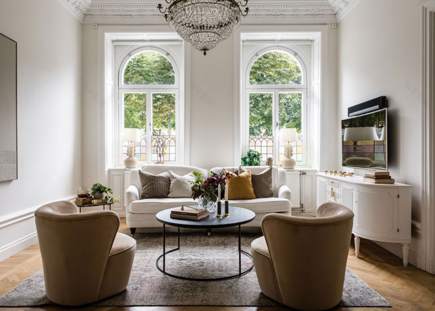 瑞典经典与北欧风格公寓设计-2