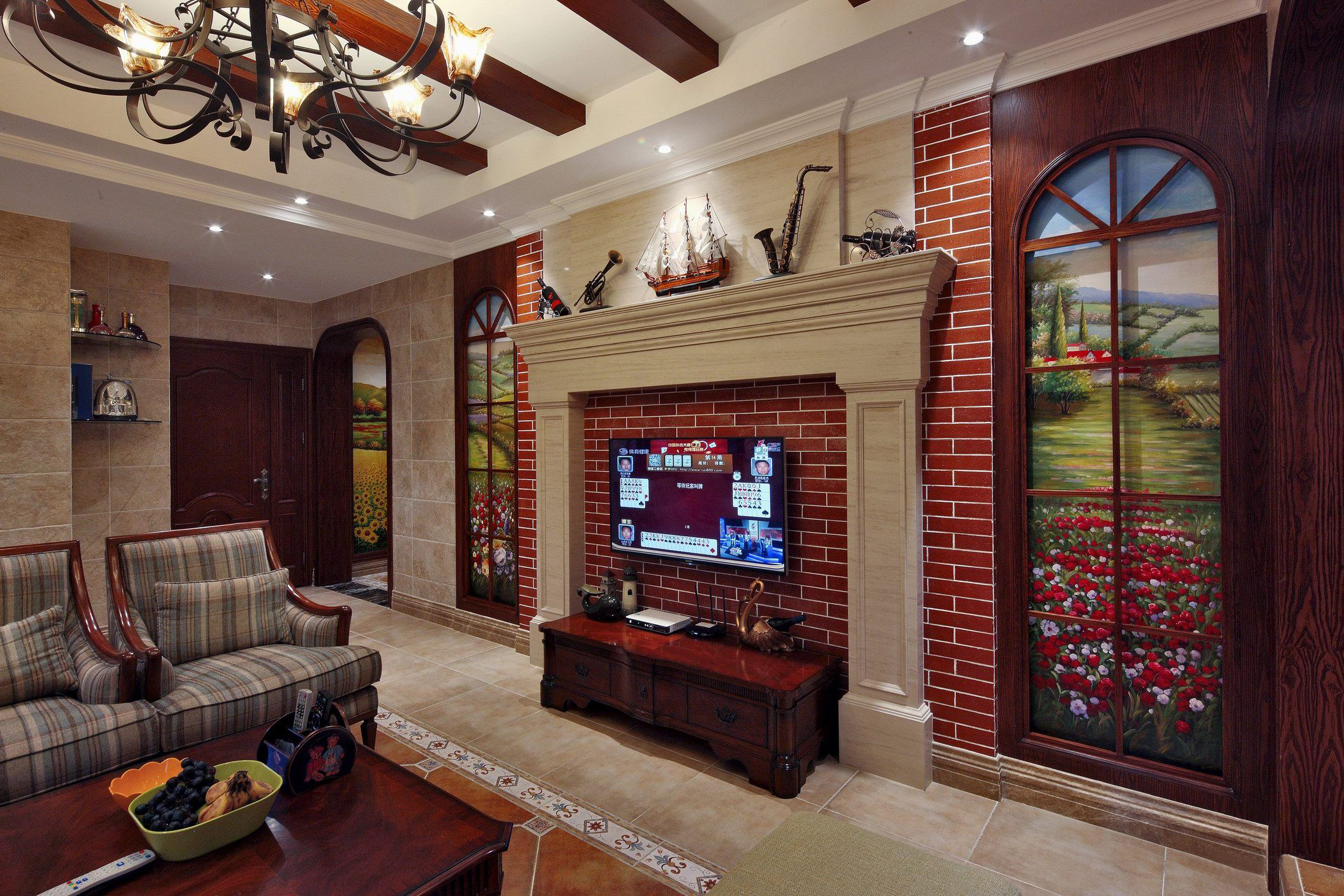 深圳慢城美式风格家居    白益森设计作品-56