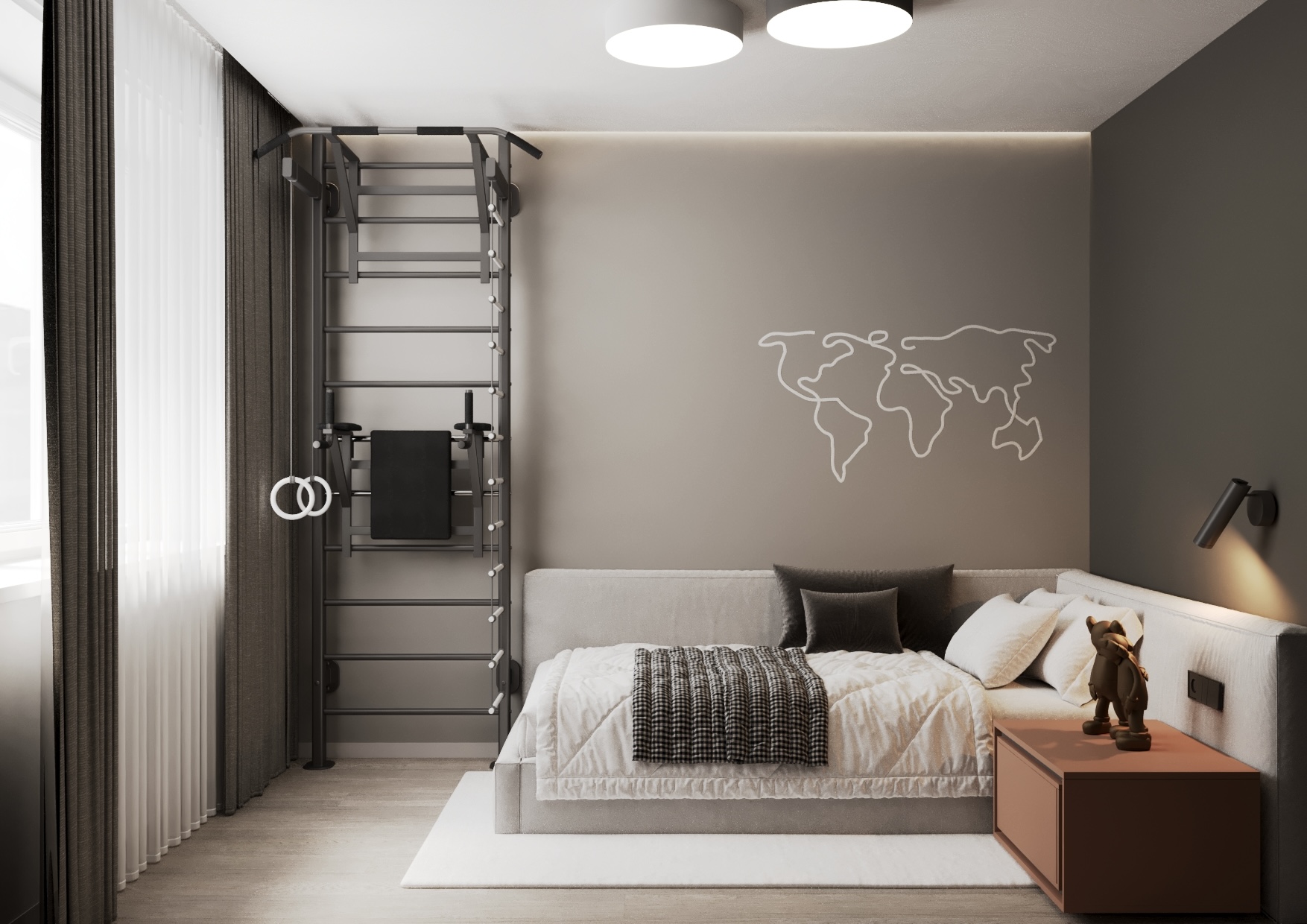 Boy's bedroom design project-1