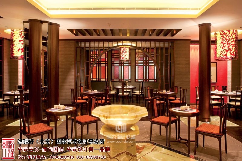 中式餐厅装修效果图-4