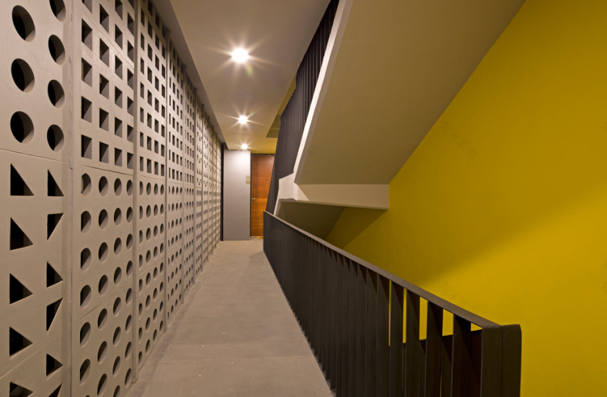 Barrank Building 墨西哥城南部公寓设计-66