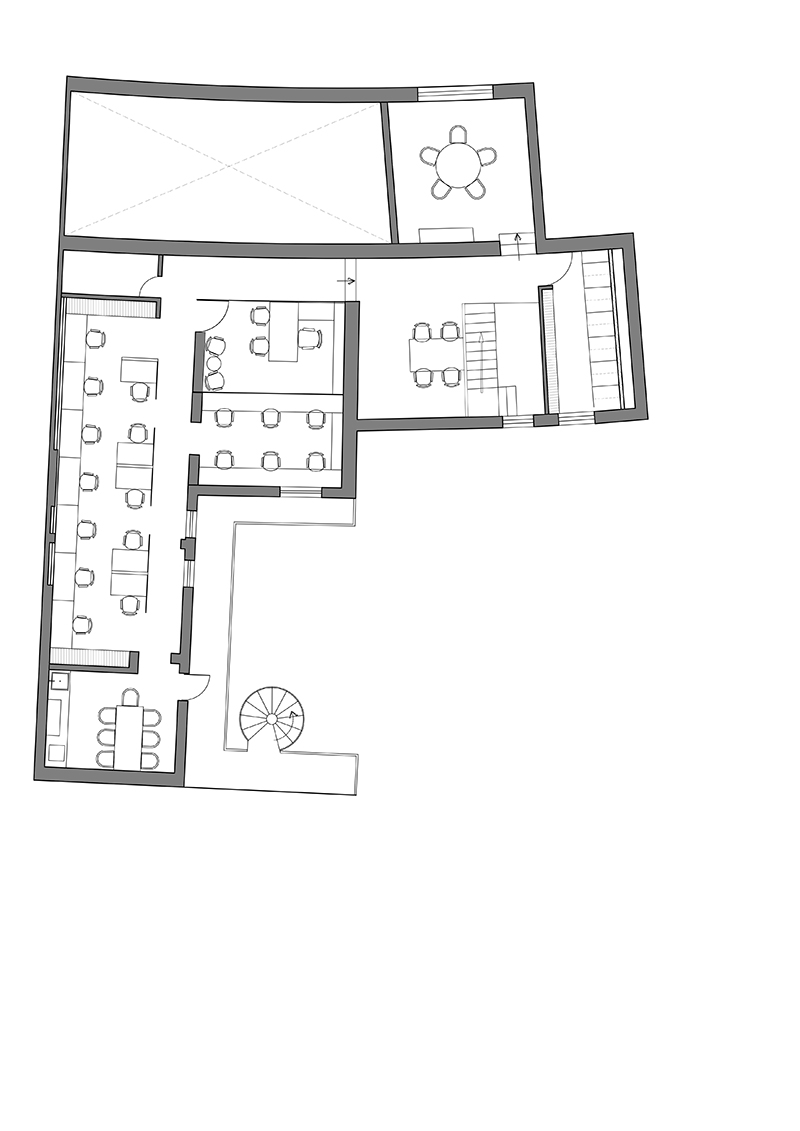新德里历史遗产中的现代办公室翻修-22