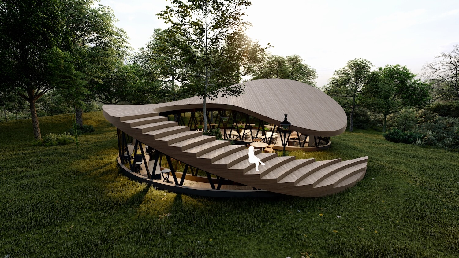 螺旋咖啡厅丨伊朗丨REMM Studio-7