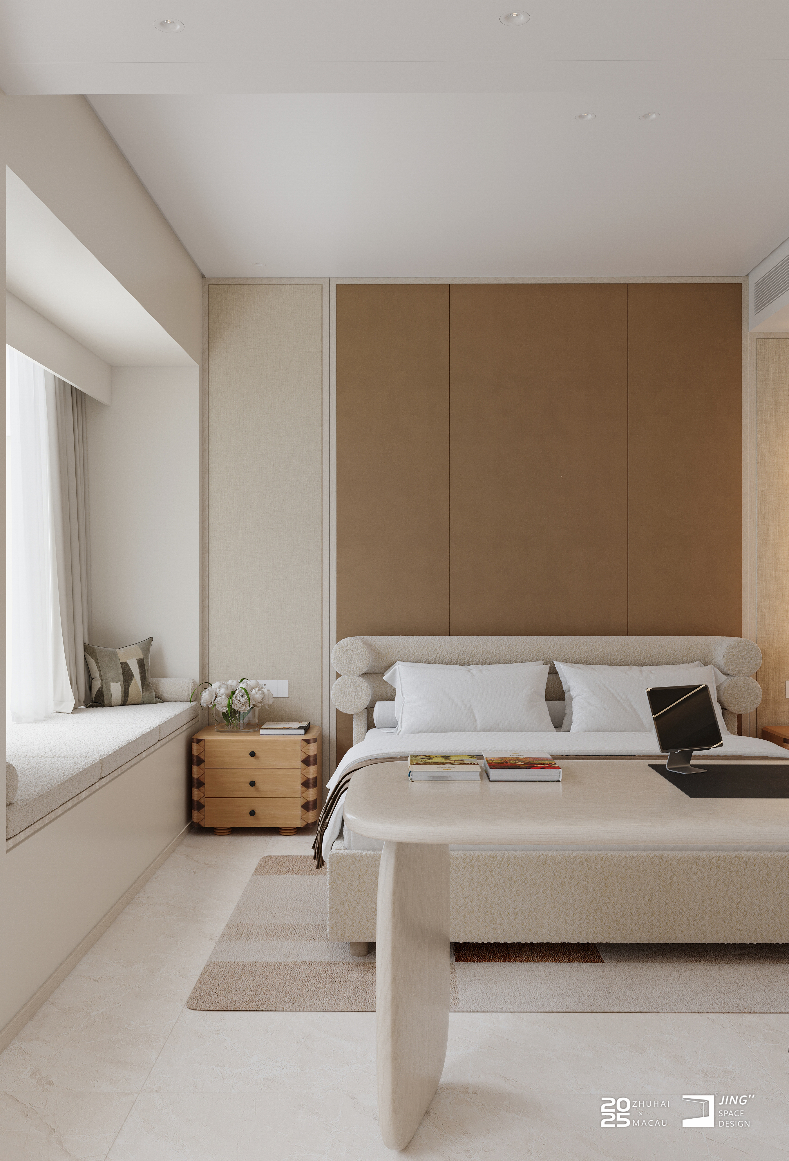 轻法式自然风大平层设计-29