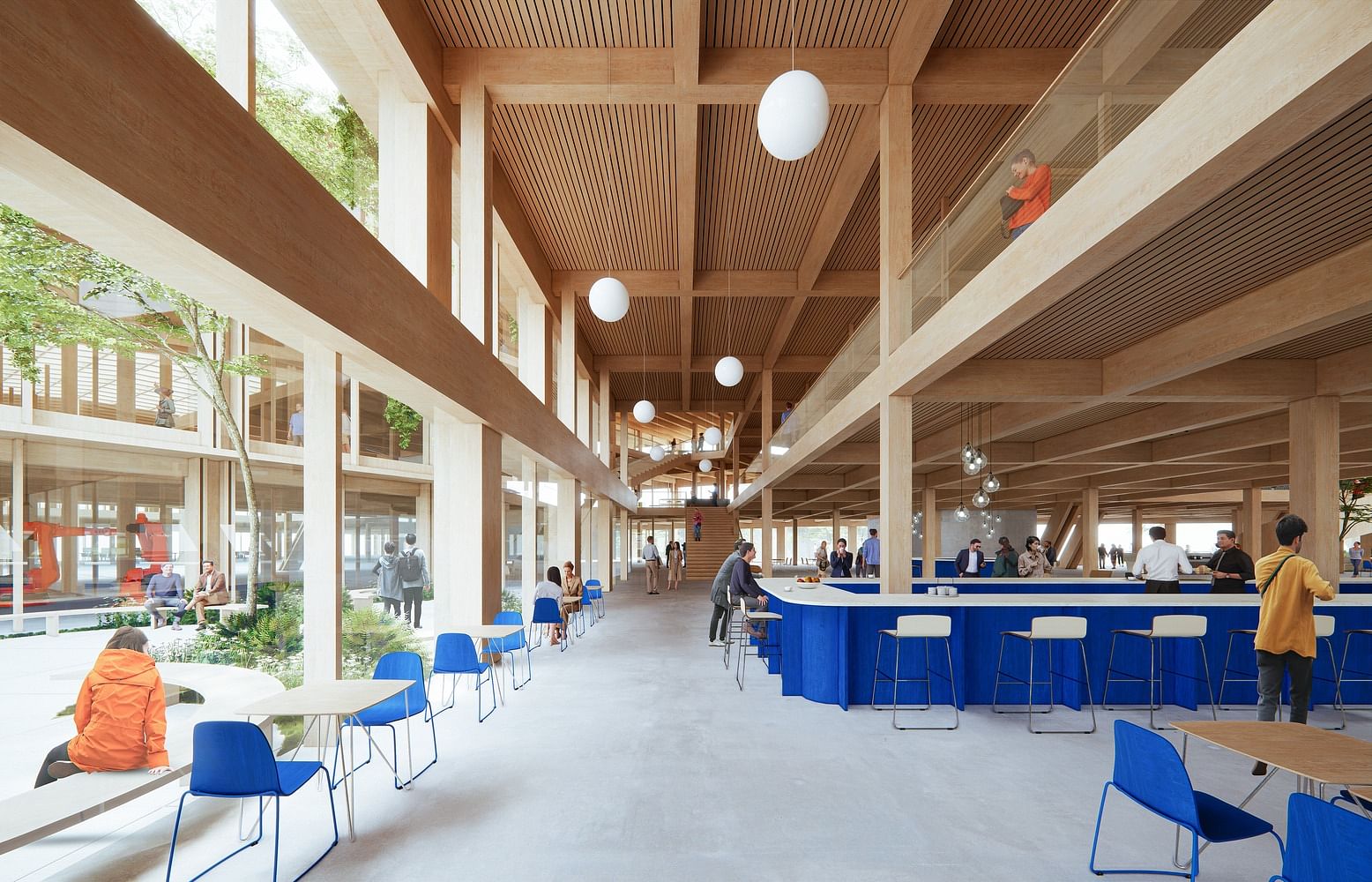 “Ecotope”  EPFL科学园和创新广场的大规模木材校园扩建丨瑞士丨3XN,Itten+Brechbühl-19