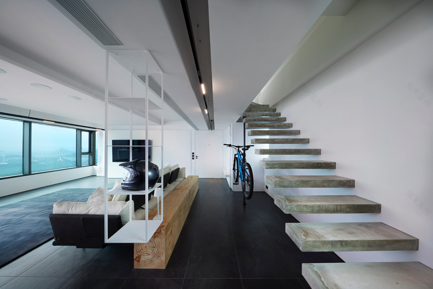 香港青山公路复式海景豪宅设计丨中国香港丨郑炳坤-43