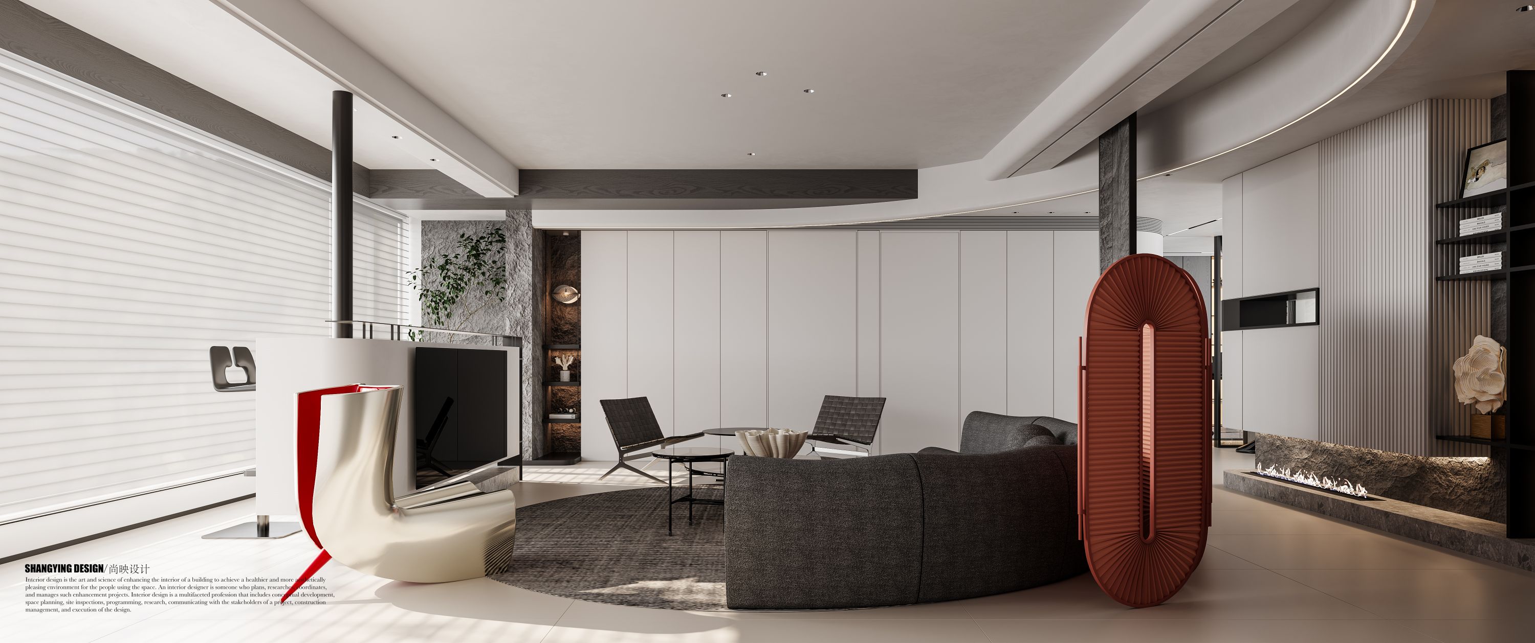 效果图|现代家装空间-5