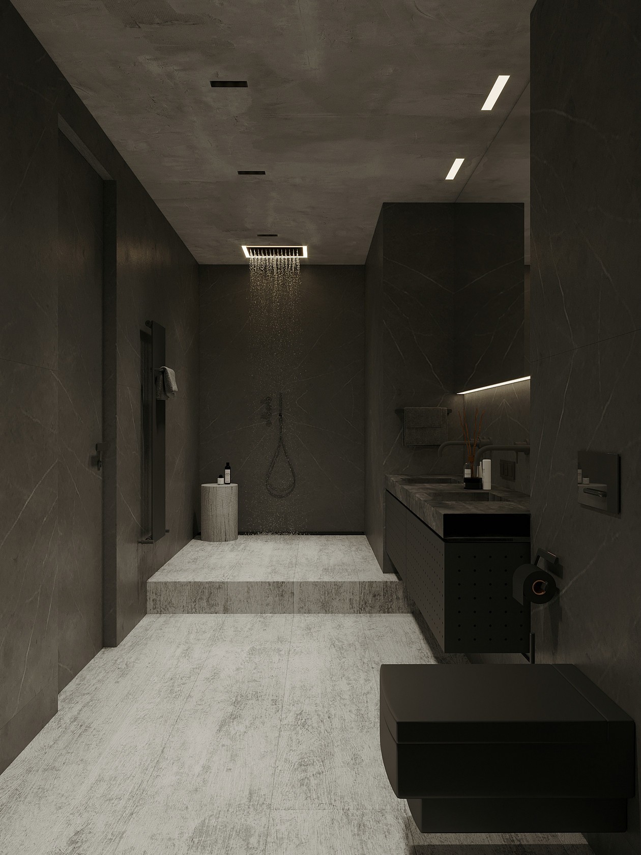 高级灰+高级黑空间设计 塑造空间立体感-18