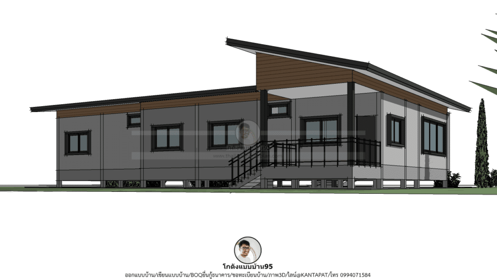 P  2403单层现代工业风底层架空住宅设计丨KODANG BAAB BAAN 95（推测为网站相关主体）-25