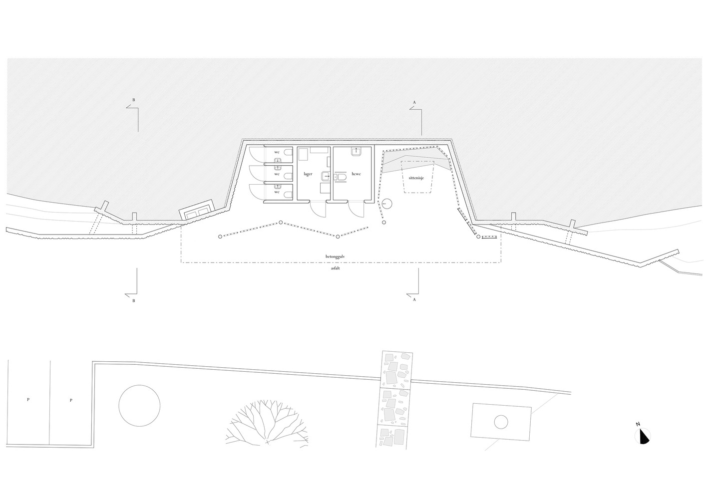 Krekke 高速公路休息区 | 公园与休息的完美融合-21