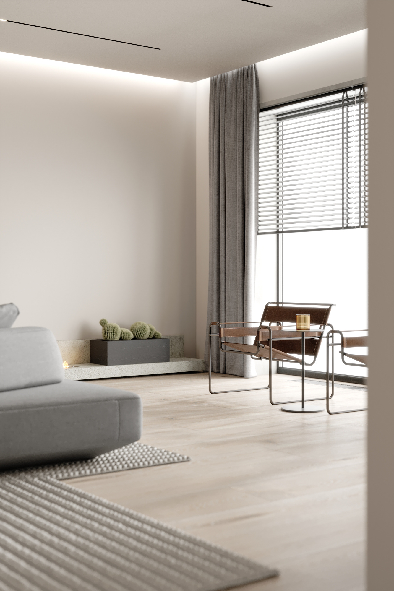 灰色系公寓设计 精致与个性并存-4