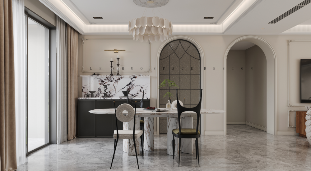 乐卓空间 · 苏宁檀悦 189㎡现代法式-13