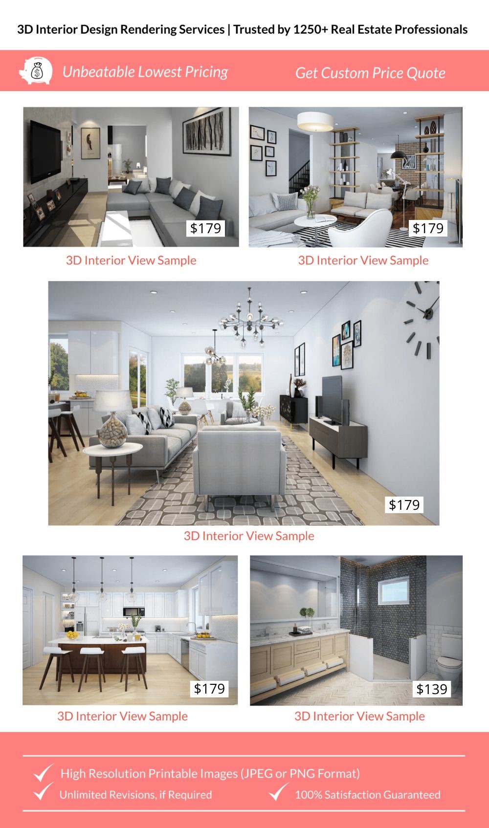 3D 室内渲染 · 内华达州拉斯维加斯丨中国达州丨The 2D3D Floor Plan Company-29