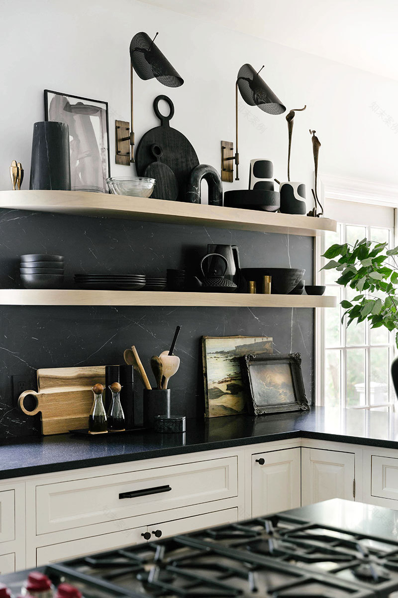 纽约郊区时尚黑白家居设计-14