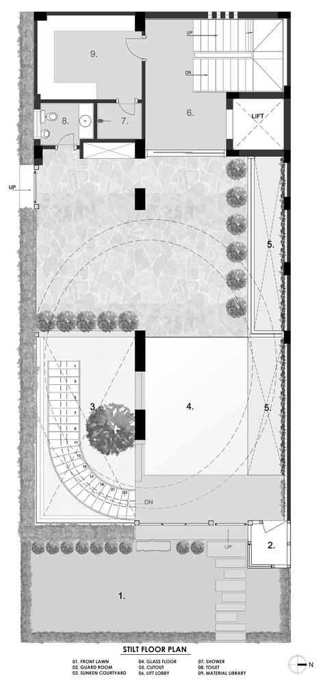 新德里创新树形建筑设计工作室丨印度新德里丨Arun Sharma-22