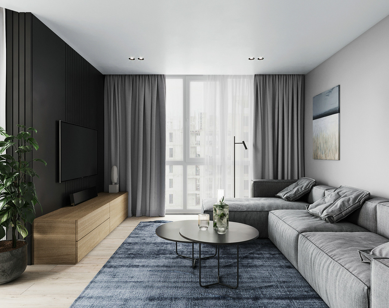 现代简约平层设计典范 · 洛杉矶“星光大道”公寓丨美国洛杉矶-1