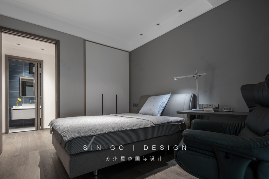苏州枫丹一号现代极简风设计 理性与自然的完美交融-60