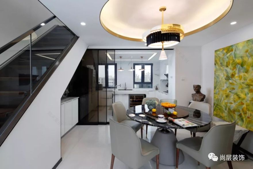 350M²现代别墅,定制家的艺术与温度-45