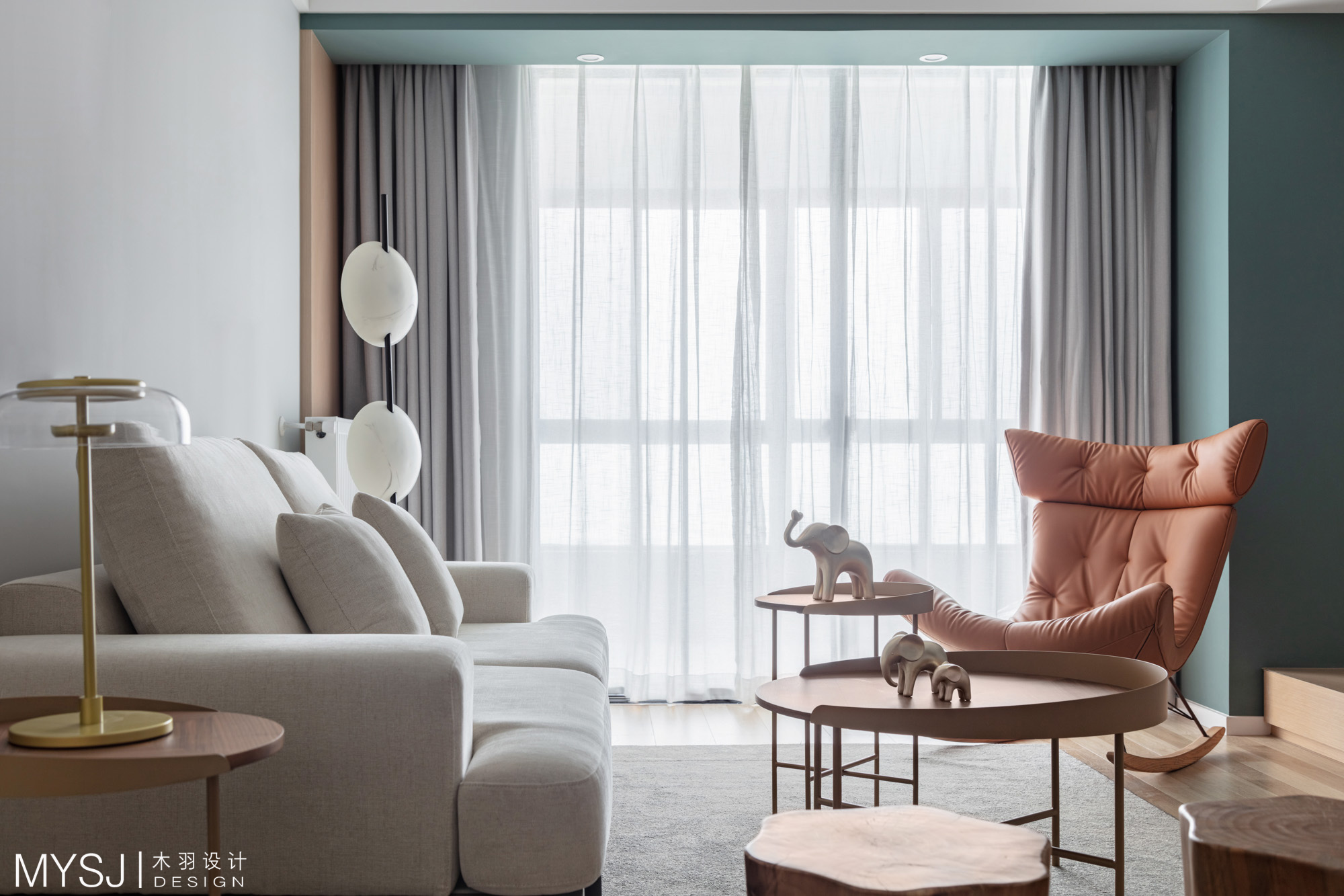 武汉木羽设计 | 140 平现代简约婚房，实现多功能需求-10