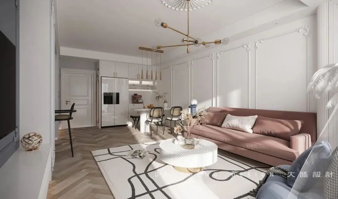 南宁和德公馆轻法式家居设计丨中国南宁丨大盛设计-4