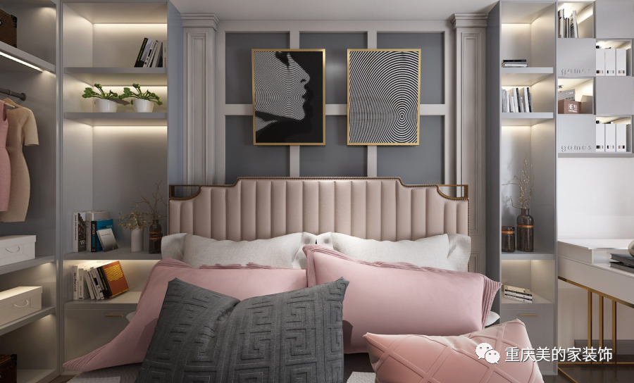 九里晴川 137㎡现代美式轻奢，浪漫高级生活空间-73